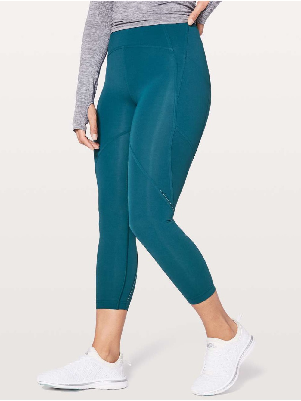 Lululemon Lead The Pack Crop 23" - Nile Blue